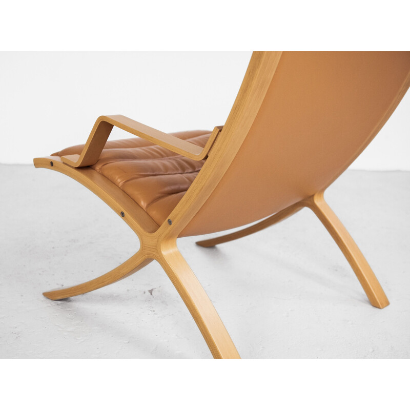 Pair of vintage Chairs by Hvidt & Molgaard for Fritz Hansen Danish 1970s