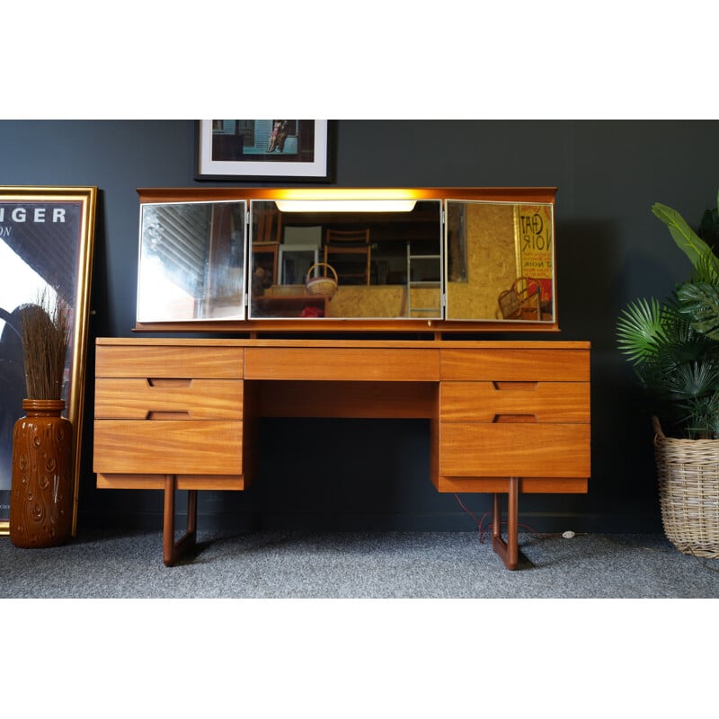 Vintage Uniflex Dressing Table & Mirror Desk