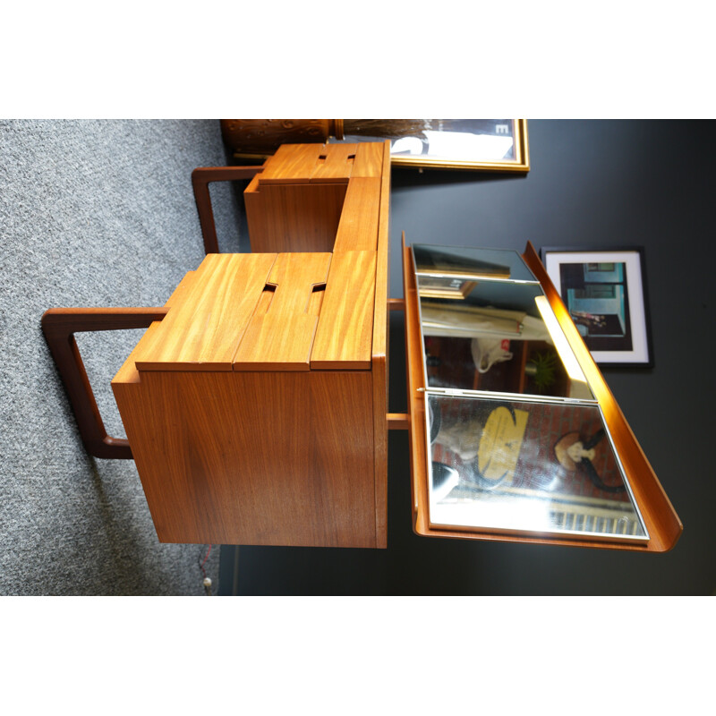 Vintage Uniflex Dressing Table & Mirror Desk