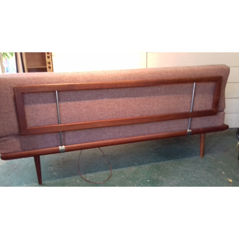 France & Son daybed in teak wood, P.HVIT & O.MOLGAARD NIELSEN - 1960s