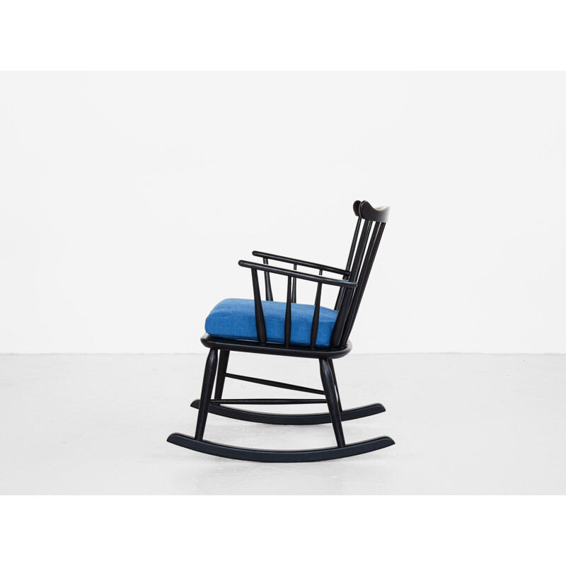 Midcentury rocking chair by Borge Mogensen Danish 1950s