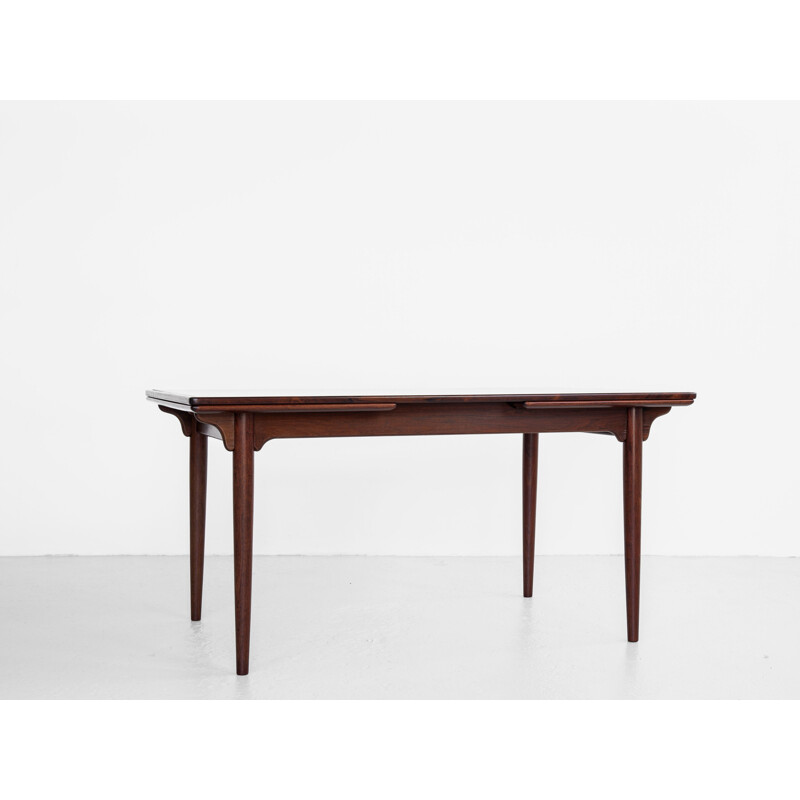 Midcentury dining table in rosewood by Omann Jun Danish 1960s