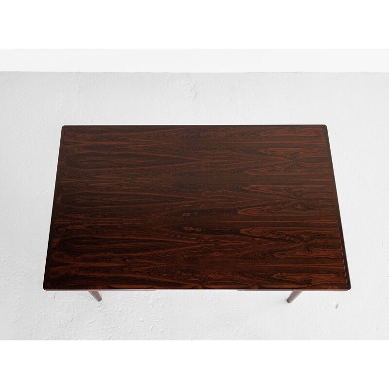 Midcentury dining table in rosewood by Omann Jun Danish 1960s