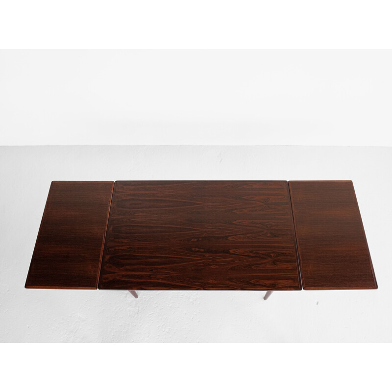 Midcentury dining table in rosewood by Omann Jun Danish 1960s