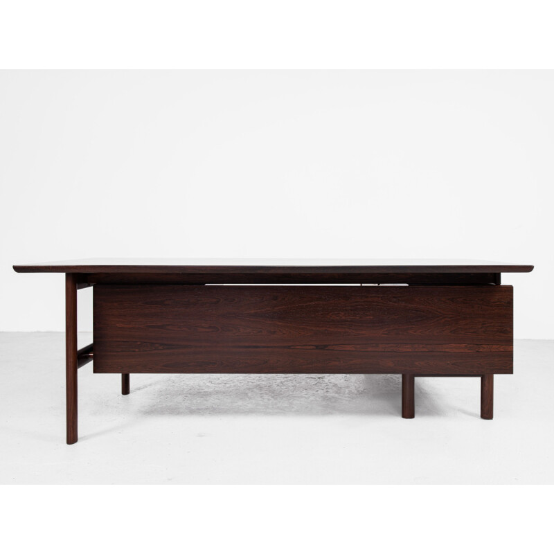 Midcentury Executive Desk in rosewood by Arne Vodder for Sibast Danish 1960s