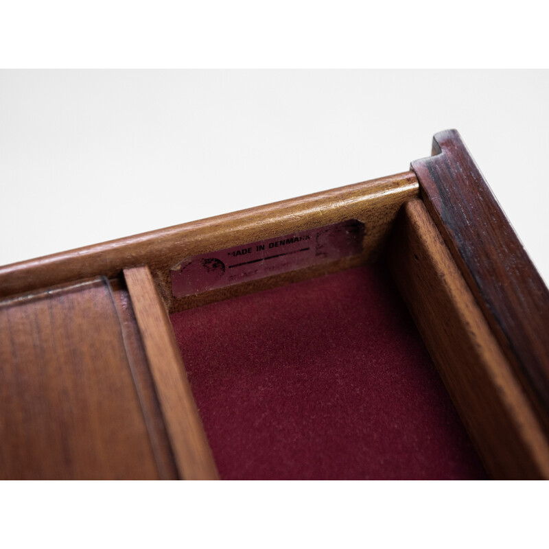 Midcentury Executive Desk in rosewood by Arne Vodder for Sibast Danish 1960s