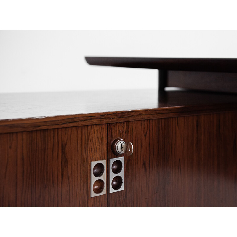 Midcentury Executive Desk in rosewood by Arne Vodder for Sibast Danish 1960s