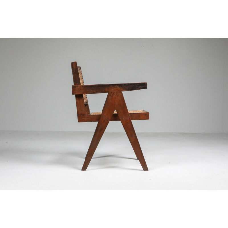 Vintage armchair Chandigarh by Pierre Jeanneret 1960