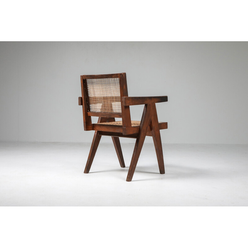 Vintage armchair Chandigarh by Pierre Jeanneret 1960