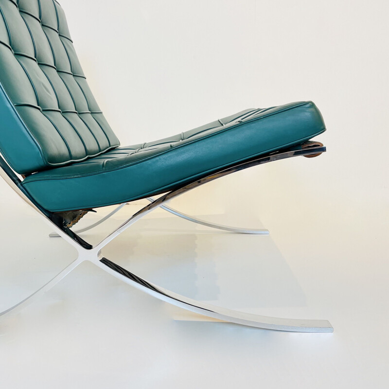 Vintage Barcelona Chair by Ludwig Mies van der Rohe for Knoll Germany 1929s