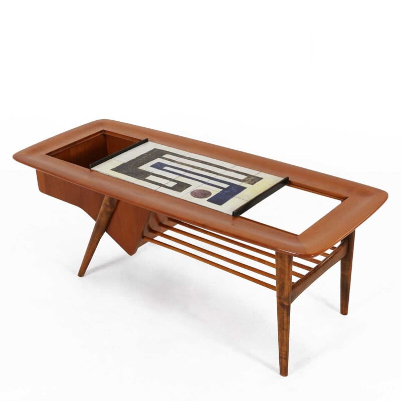 Vintage Coffee table by Alfred Hendrickx 1957s