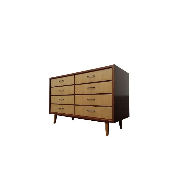 Vintage 8-drawer chest of drawers, Alfred Cox