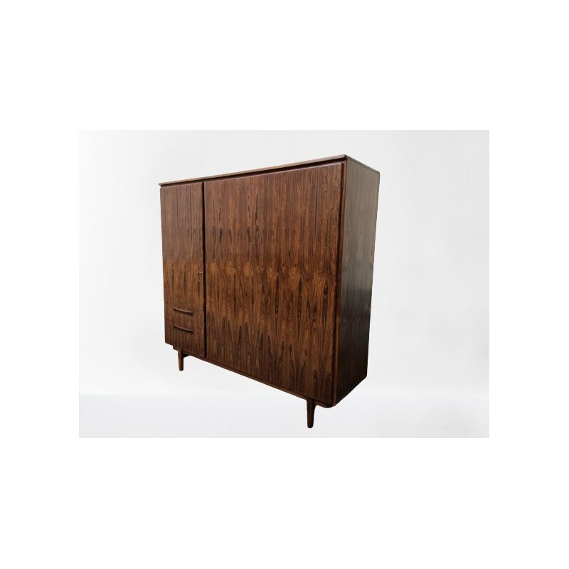 Armoire penderie vintage en palissandre Éric grinwis