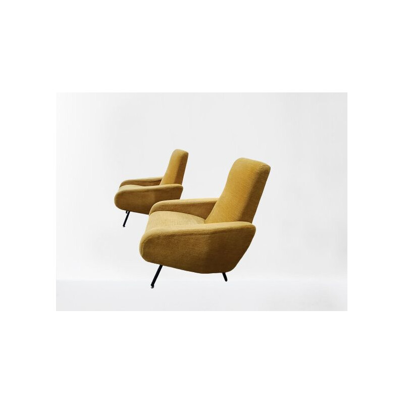 Pair of Troika vintage armchairs Pierre Guariche 1950