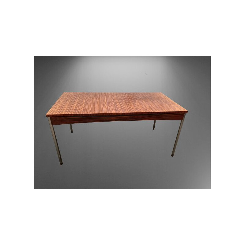 Vintage table in rosewood of guermonprez