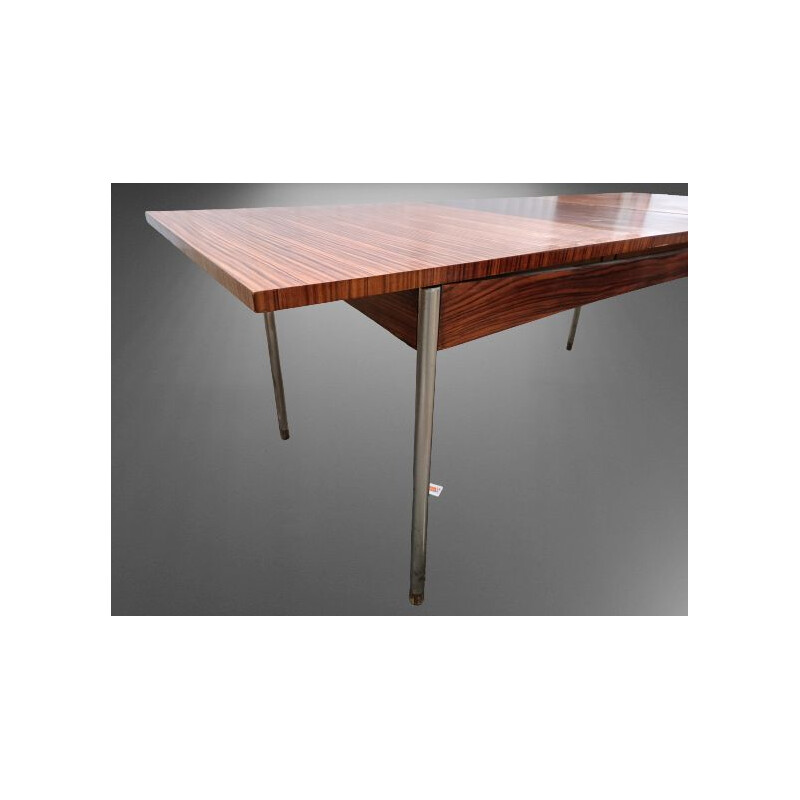 Vintage table in rosewood of guermonprez