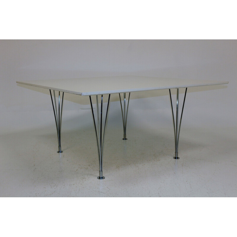 Vintage dining or conference table Piet Hein & Bruno Mathsson Sweden 1970s