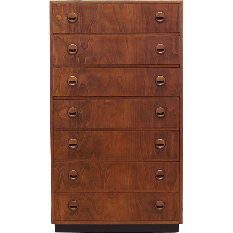 Vintage Alder chest of drawers Denmark 1970s