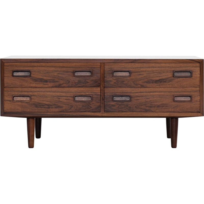 Midcentury chest of drawers in rosewood by Hundevad Danish 1960s