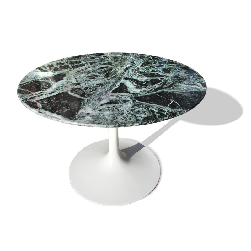 Knoll International "Tulip" coffee table in Alpi Verde marble, Eero SAARINEN - 1970s