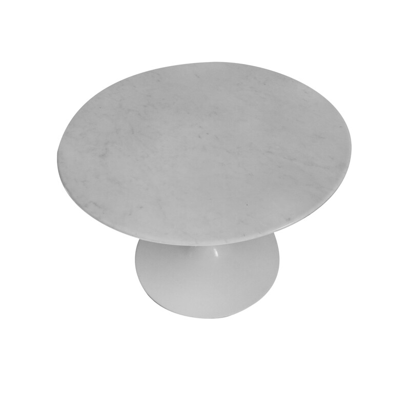 Knoll coffee table in marble and cast aluminium, Eero SAARINEN - 1970s