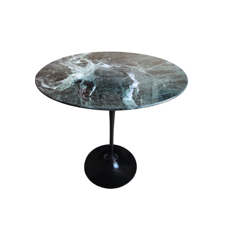 Knoll side table with Alpi Verde marble, Eero SAARINEN - 1970s