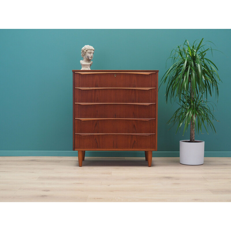 Vintage Teak chest Denmark 1970s