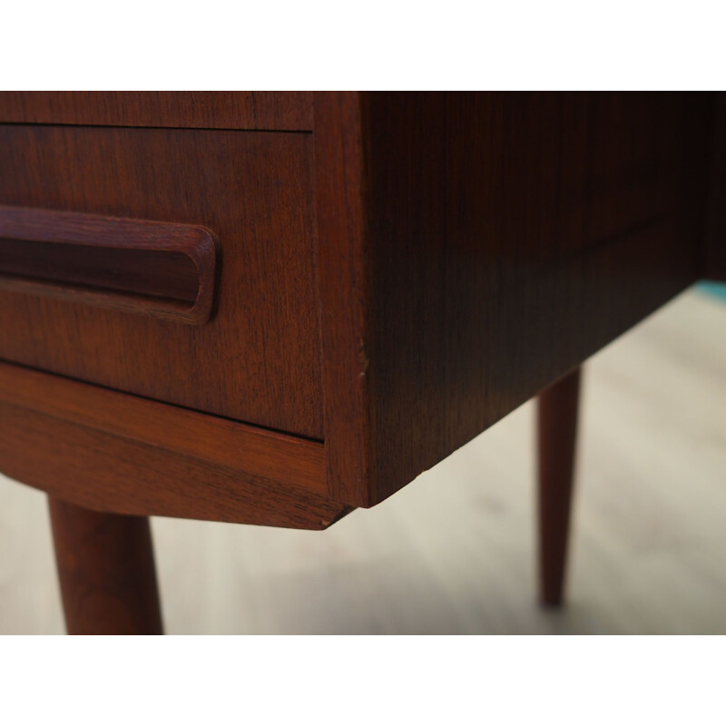 Vintage Teak desk J. Svenstrup Denmark 1970s