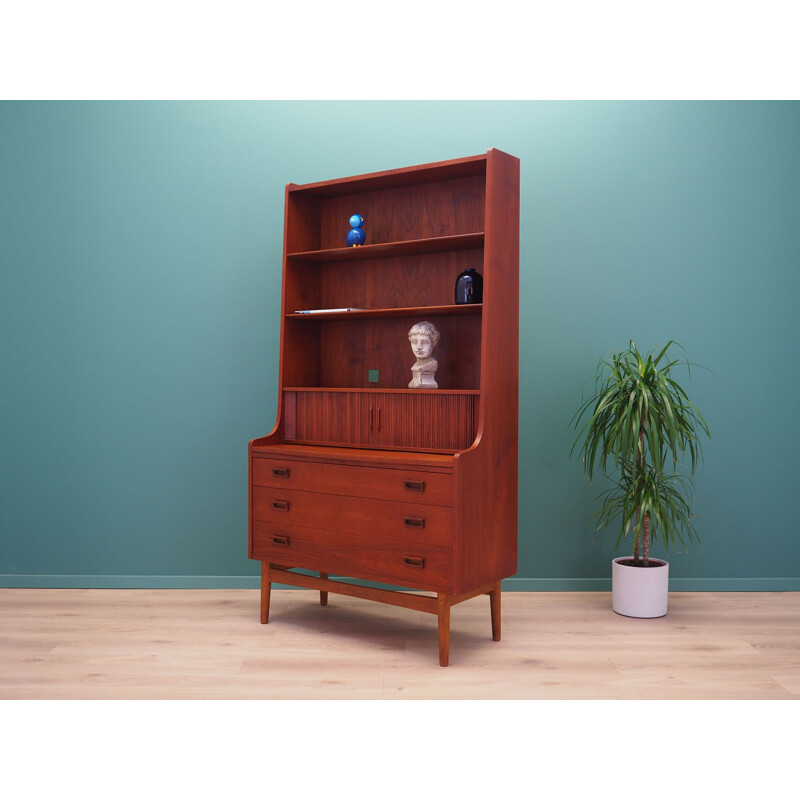 Vintage Teak bookcase, Johannes Sorth Danish 1970s