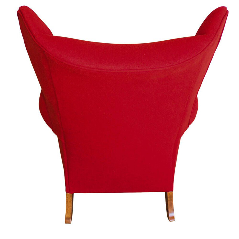 Cadeira de braços Vintage 757 Parker Knoll Wingback UK Anos 60