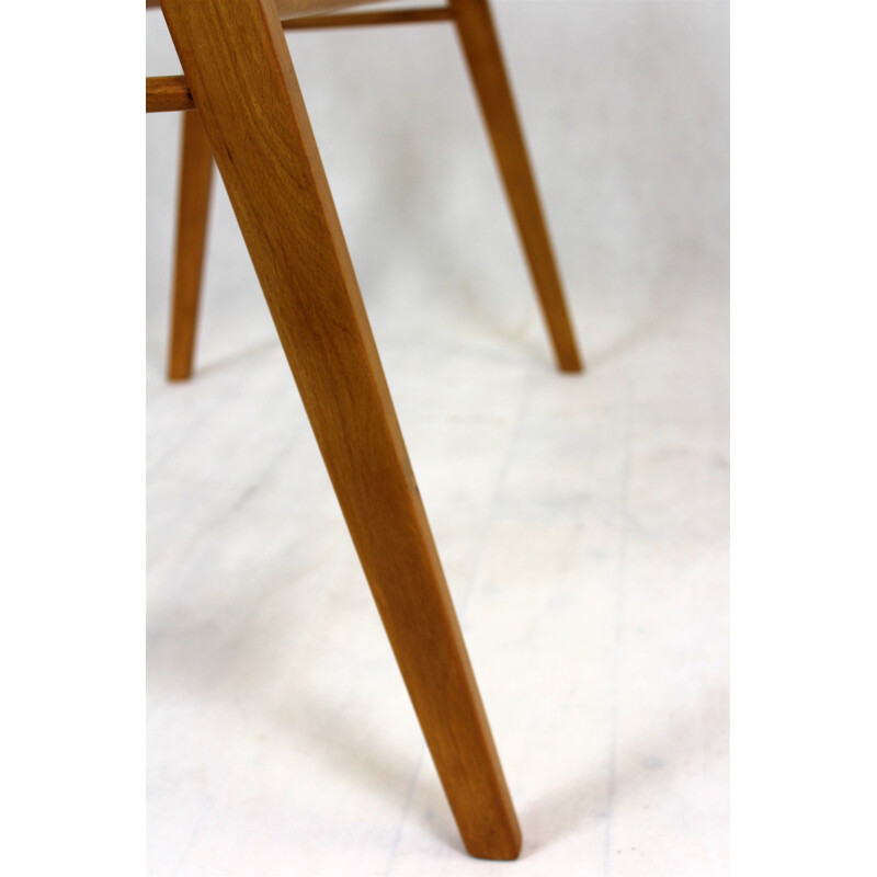 Vintage Wooden Coffee Table with Glass Top by František Jirák, 1960s