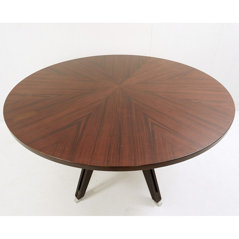 Ronde vintage tafel van Ico Parisi voor M.I.M. Roma Italië 1958