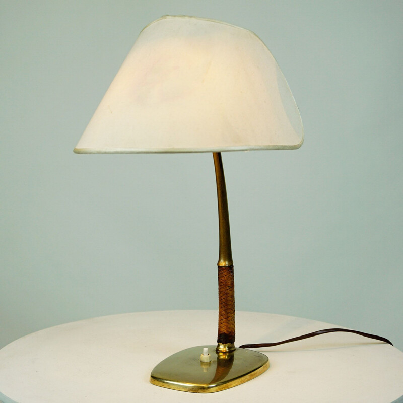 Austrian Midcentury Brass Desk Lamp Arnold by J-T- Kalmar