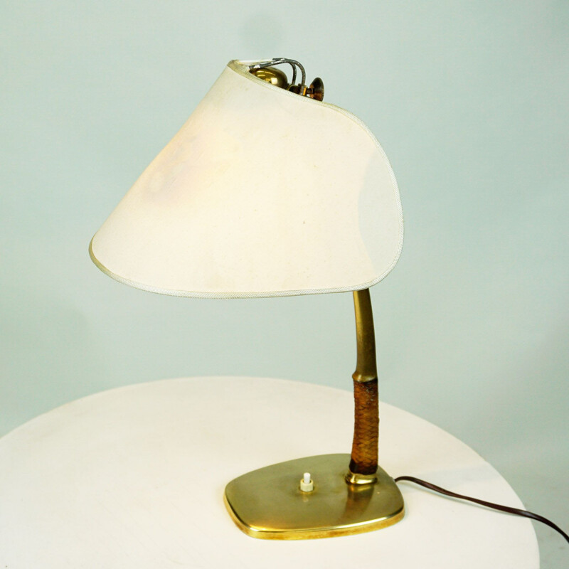 Austrian Midcentury Brass Desk Lamp Arnold by J-T- Kalmar