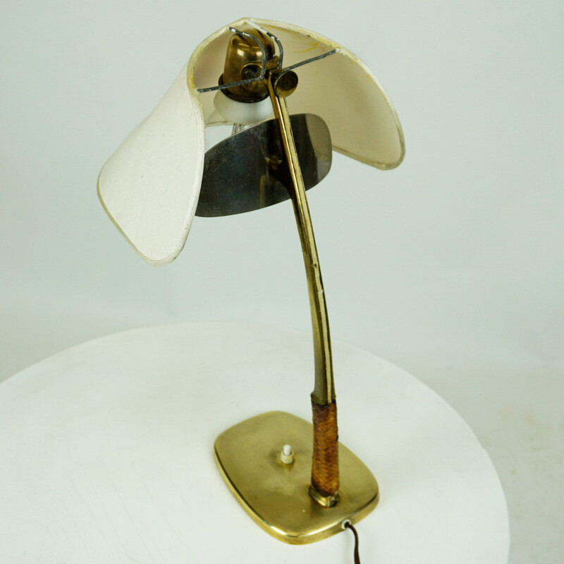 Austrian Midcentury Brass Desk Lamp Arnold by J-T- Kalmar