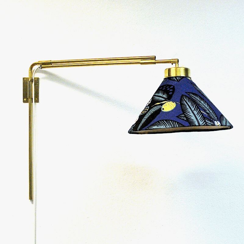 Vintage Wall lamp model 2582 by Josef Frank for Svenskt Tenn, Sweden 1950s