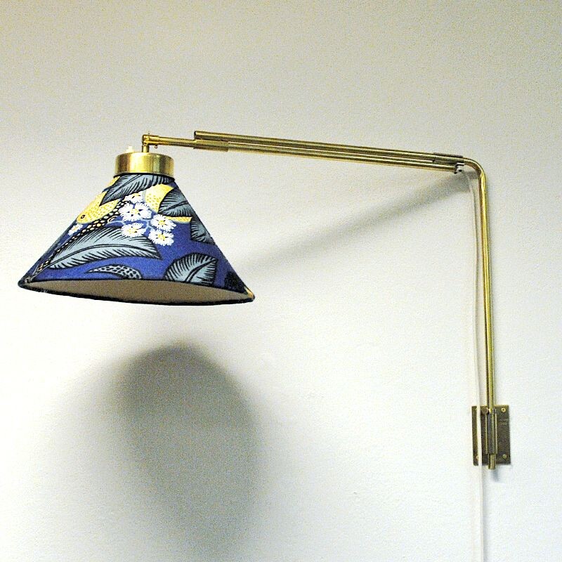 Lampe murale vintage modèle 2582 de Josef Frank pour Svenskt Tenn, Suède 1950