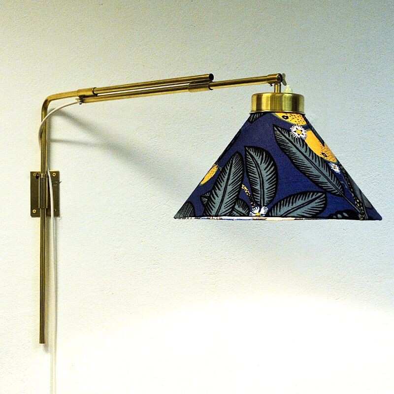 Vintage Wall lamp model 2582 by Josef Frank for Svenskt Tenn, Sweden 1950s
