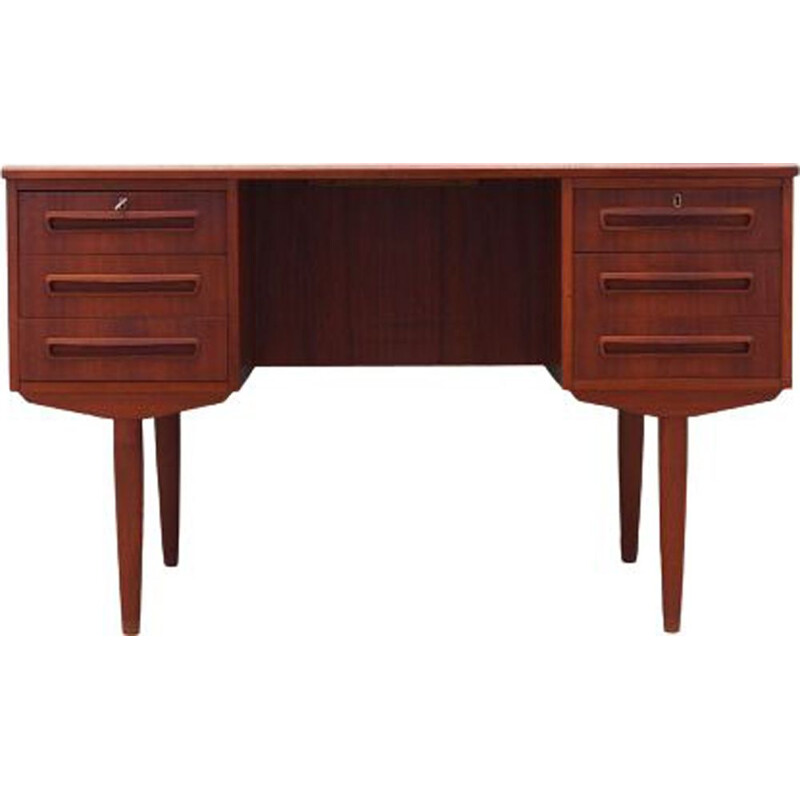 Bureau vintage en teck J. Svenstrup Danemark 1970