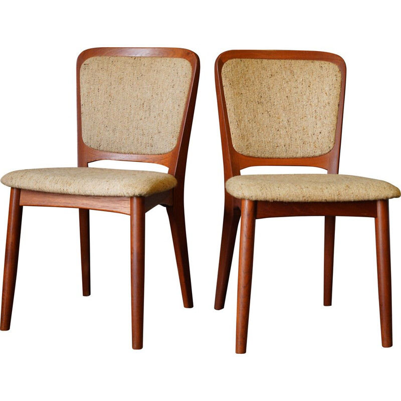 Pair of vintage chairs by Koefoeds Hornslet, Denmark 1960