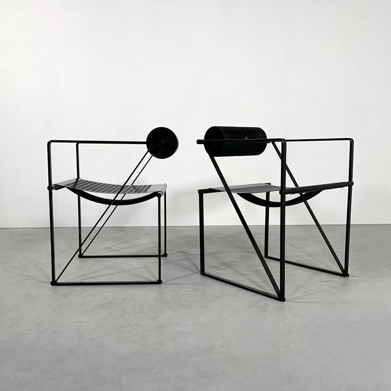 Pair of Vintage Seconda Chair by Mario Botta for Alias, 1980s