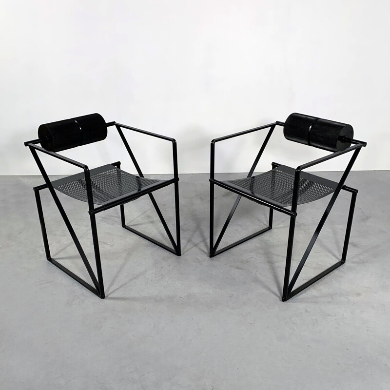 Pair of Vintage Seconda Chair by Mario Botta for Alias, 1980s