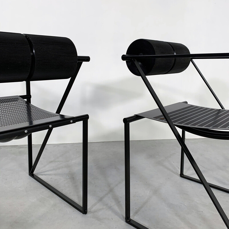 Paire de chaises Vintage Seconda de Mario Botta pour Alias 1980