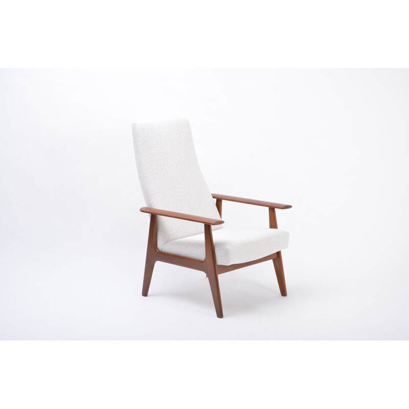 Vintage Teak lounge chair by Topform Dutch 1970s