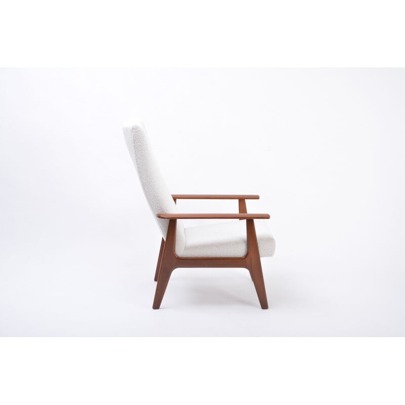 Vintage Teak lounge chair by Topform Dutch 1970s