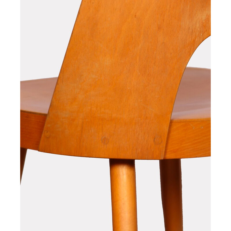 Lot de 4 chaises vintage en bois par Oswald Haerdtl pour Ton 1960