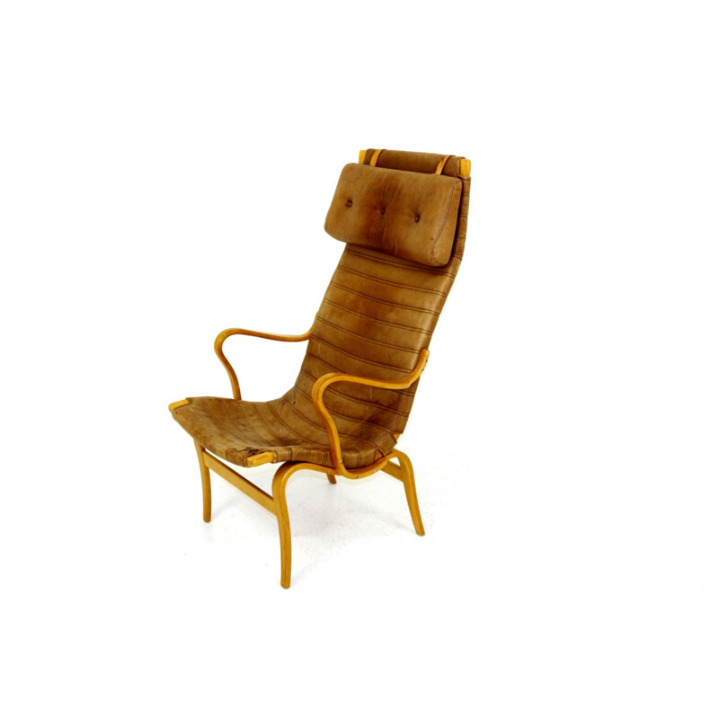 Vintage armchair 'eva' by Bruno Mathsson for Karl Mathsson 1960