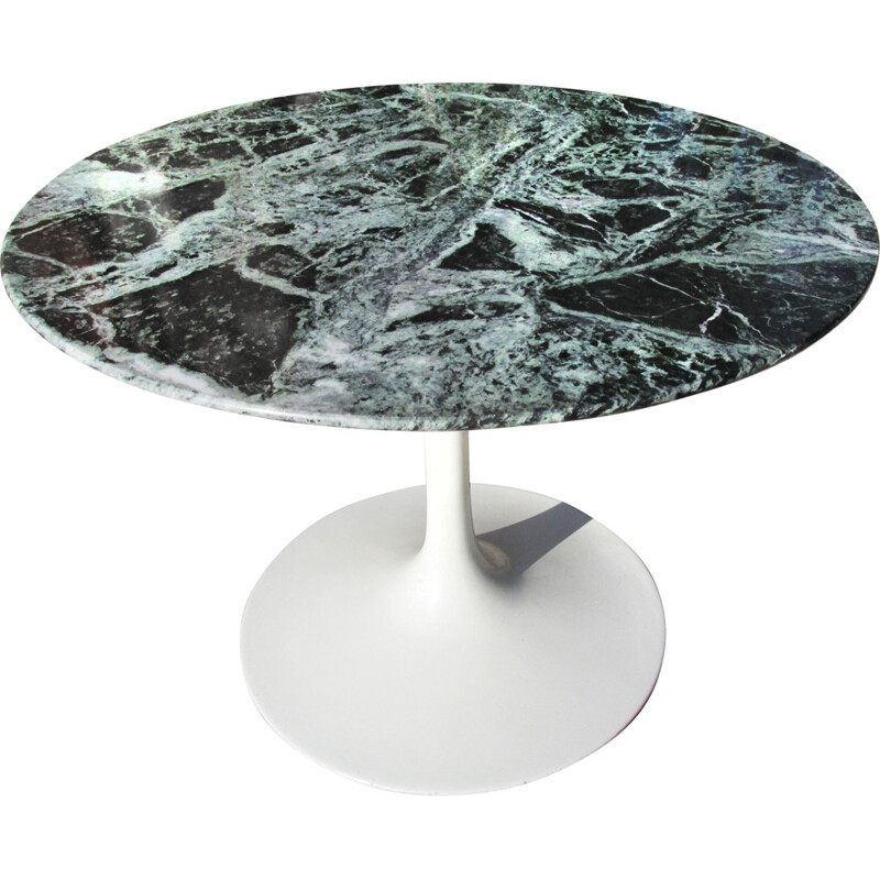 Knoll International "Tulip" coffee table in Alpi Verde marble, Eero SAARINEN - 1970s