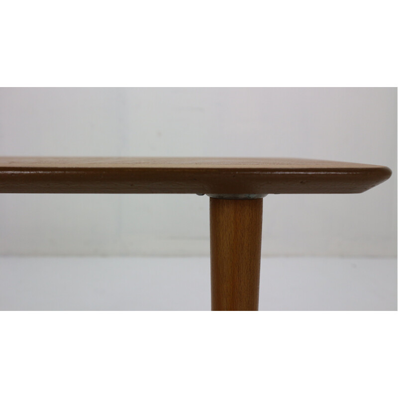 Paire de tables basses vintage en teck, Danemark scandinave 1960