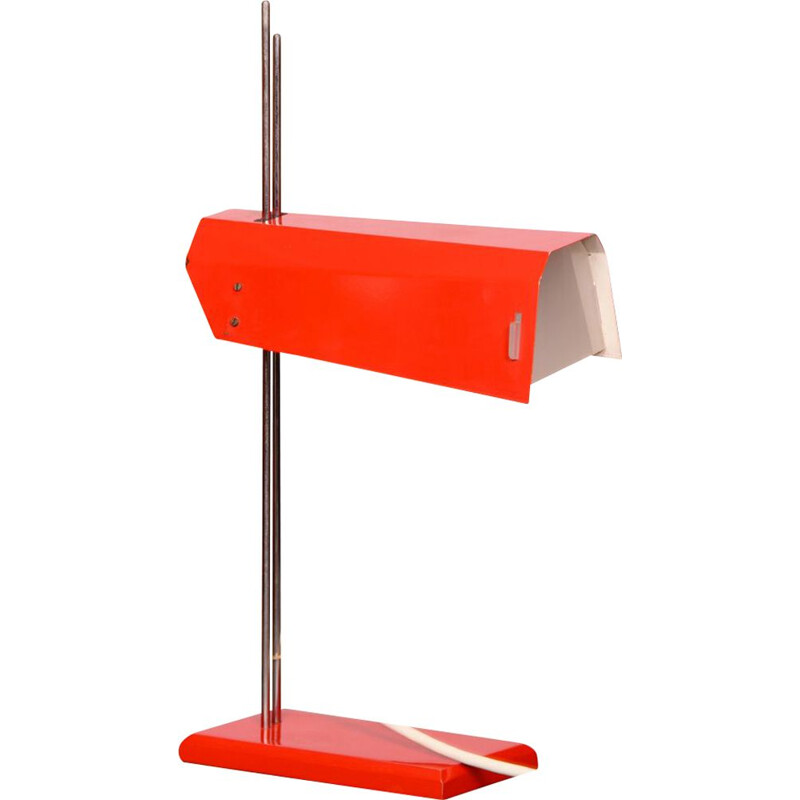 Rote Vintage-Lampe aus Metall von Josef Hurka für Lidikov, 1970